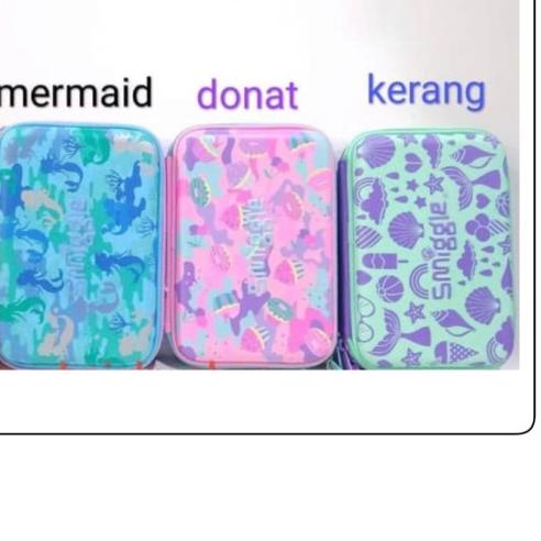 

✻ Smiggle Pencil Case Now You See Me Hardtop / Kotak Pensil Smiggle - Mermaid ☆