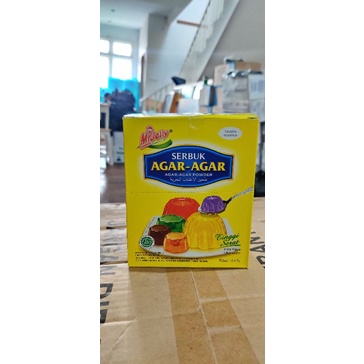 Mr Jelly Serbuk Agar Agar Putih tanpa Warna Plain sachet Kuning