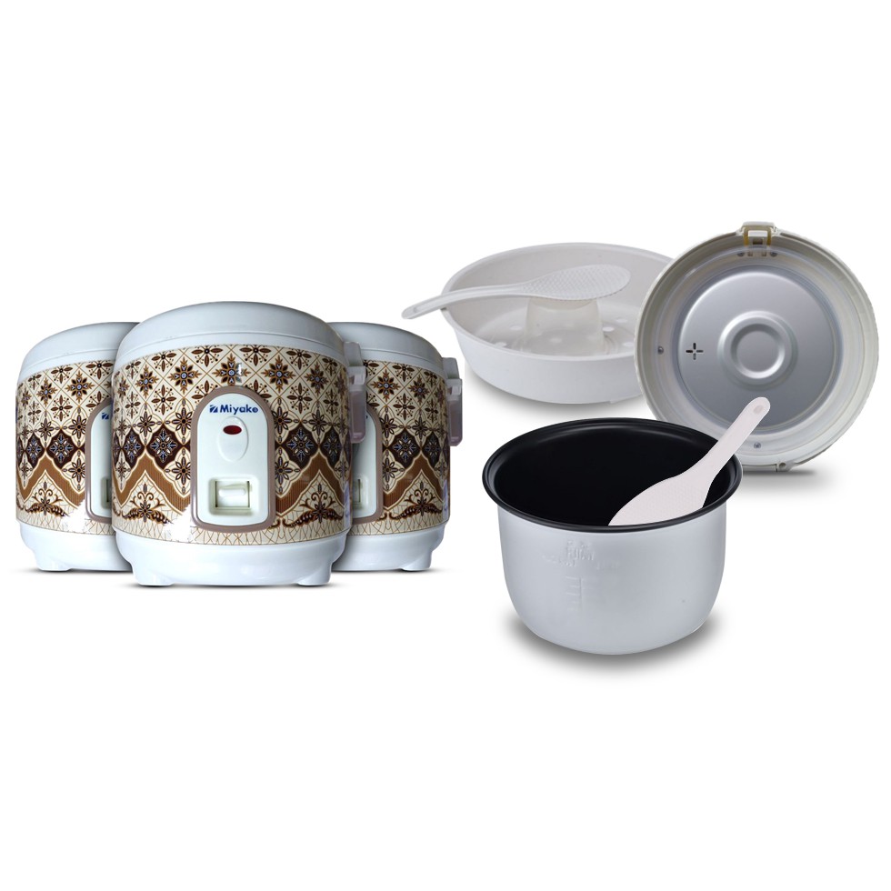 Miyako - PSG-607 Rice Cooker MINI 0.6L Cook Only ORIGINAL MIYAKO MOTIF BATIK