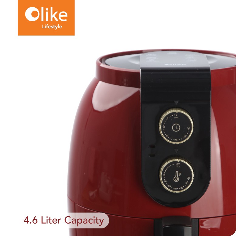 OLIKE AIR FRYER KAPASITAS BESAR ANTI LENGKET GARANSI RESMI