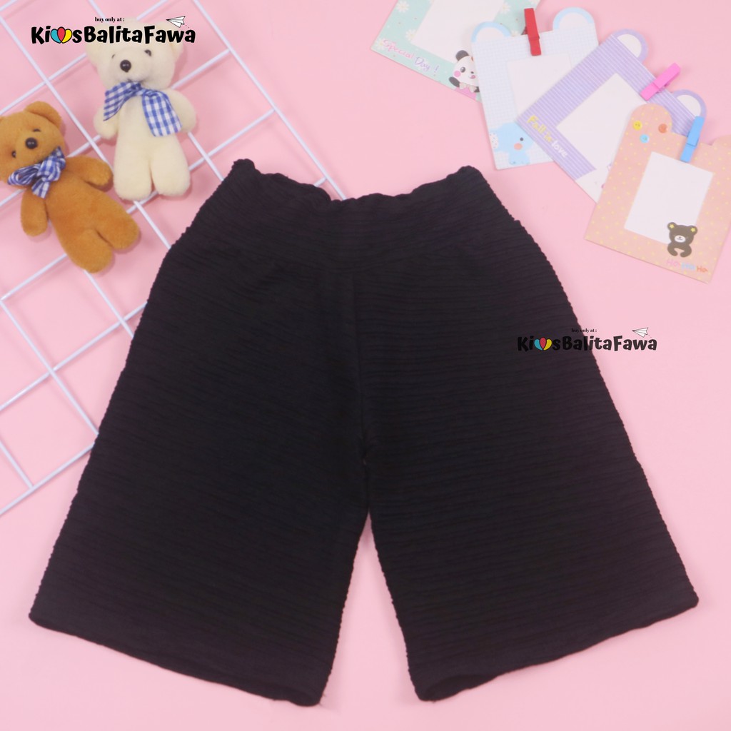 Kulot Polos uk 1-2 Tahun / Celana 3per4 Anak Perempuan Celana Pendek Pants Kulot Bawahan Polos Murah