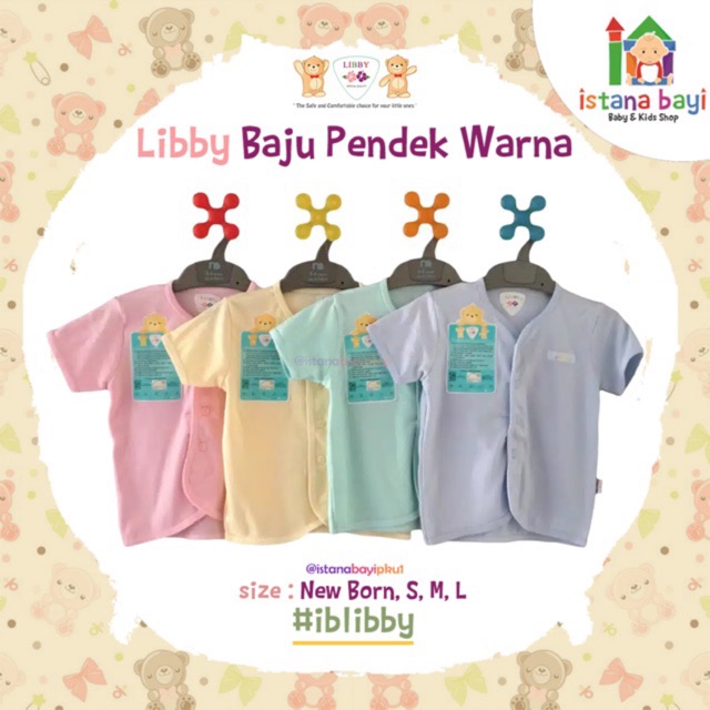 Libby Baju  Pendek Warna SML Libby baju  bayi Shopee 