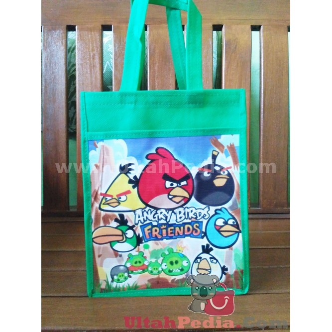 

Souvenir Ultah | Tas Ulang Tahun Anak Goodiebag Kantong ANGRIBIRD