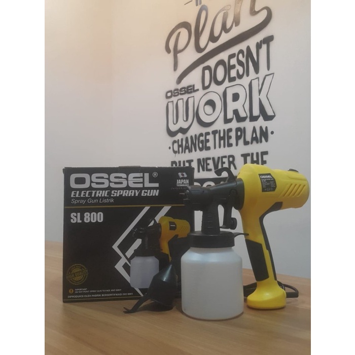 OSSEL Electric Spray Gun Listrik Speed Duco Listrik Semprot Cat SL800