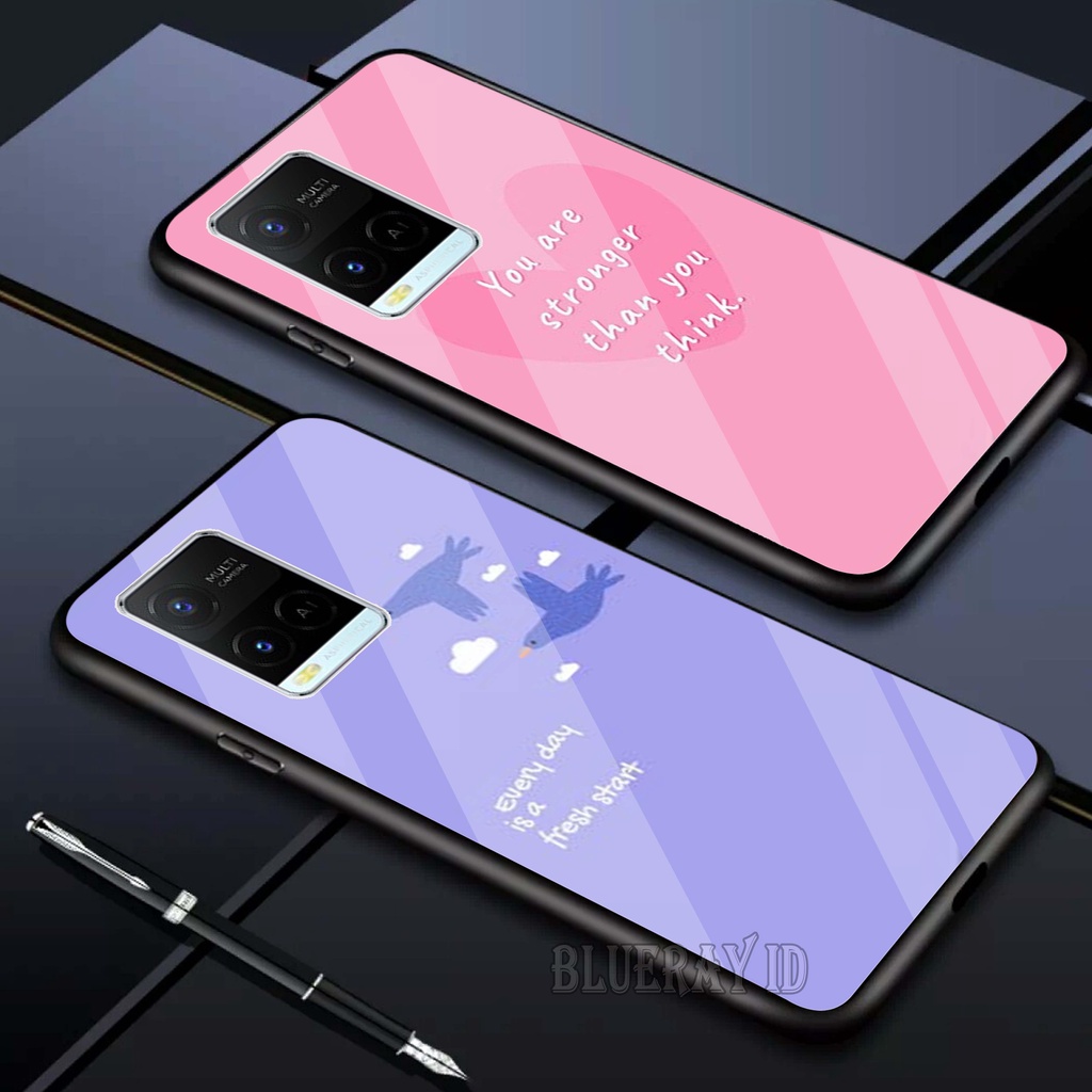 [SK23] Softcase Glass For Type VIVO Y21 Y21S - Casing Handphone VIVO Y21 Y21S -  Pelindung Handphone