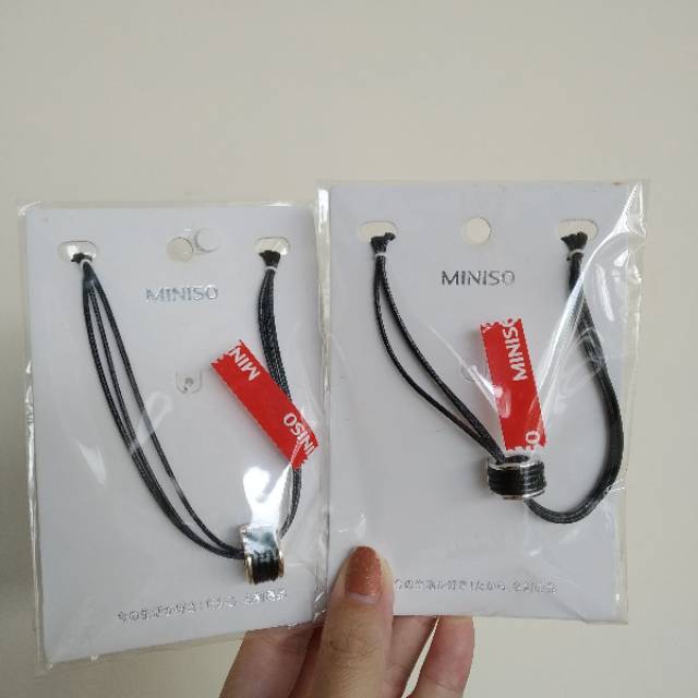 MINISO ❤️ Ring STYLISH DRESS NECKLACE. kalung fashion miniso murah ready Surabaya