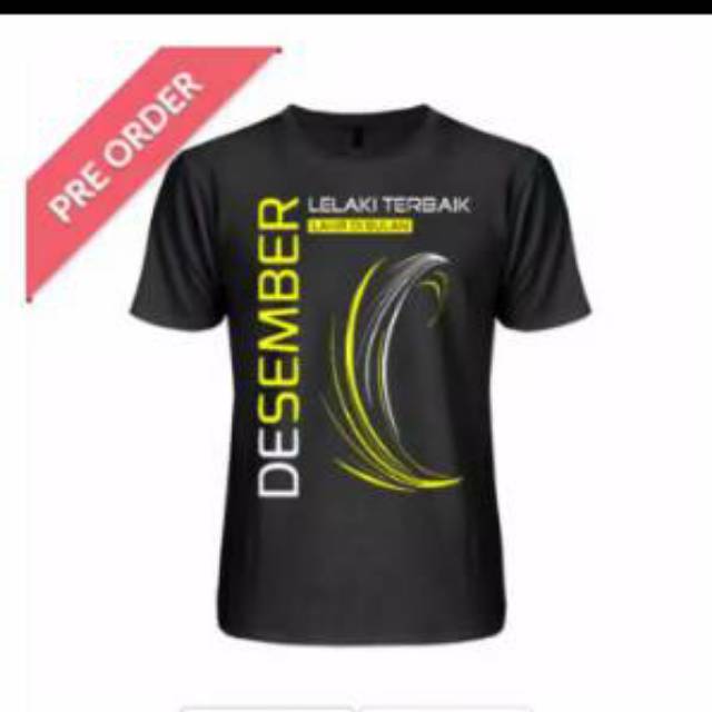 Kaos AYAH TERBAIK LAHIR DI BULAN DESEMBER