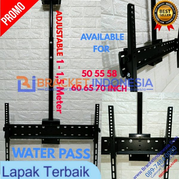 Bracket TV gantung 2m 32&quot; up to 65&quot; Cocok semua merk tv