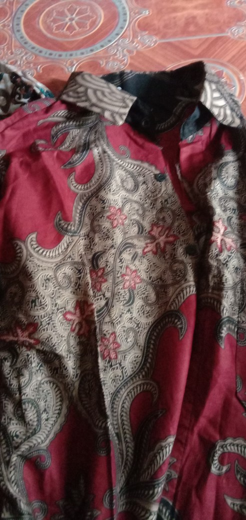 Kemeja Batik Pria Lengan Panjang Bswart Batik Hrb026 Kenango Hem Panjang Padi