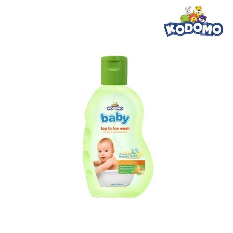 Kodomo Top to Toe Wash 200ml Hair and Bath 2in1 Sabun Shampo Bayi dengan Bubble Stick