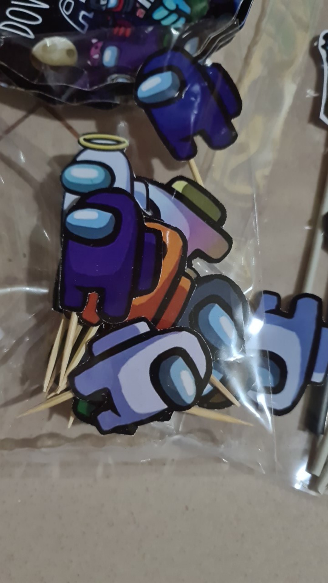 Among Us Cupcake Topper