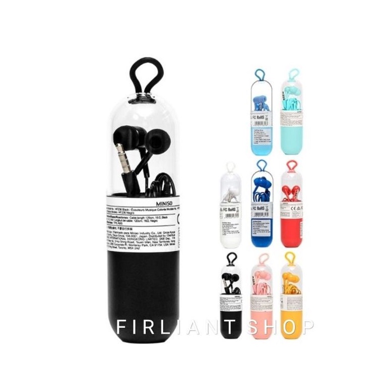 Miniso Headset Earphone Capsule Best Seller Murah