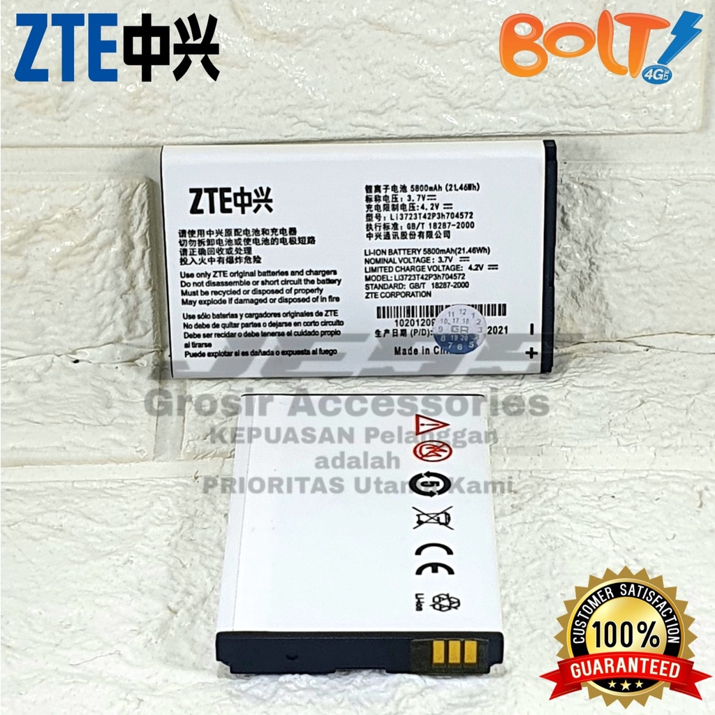 Baterai Original Modem Bolt MF90 MF90C MF91 MF91D Kode Battery ZTE Li3723T42P3h704572