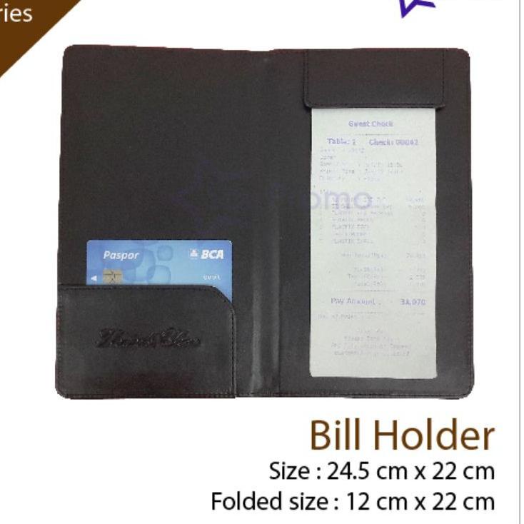 

0JC Bill Holder Cover Bill Resto Cafe Hotel➝€ (Laris)Terlaris ➝