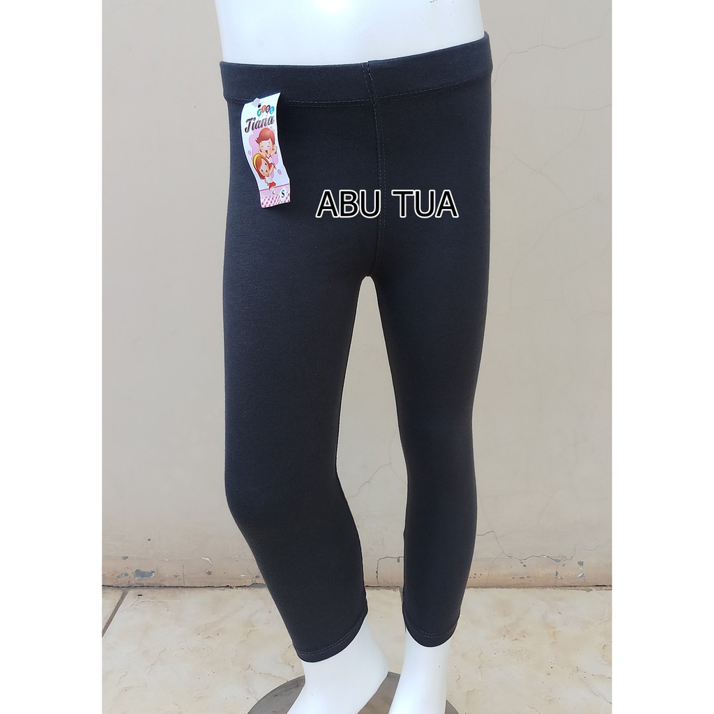 Celana Legging Polos Katun Anak Elastis Celana Anak / Legging Anak