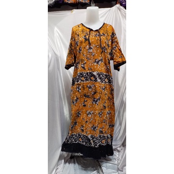 Daster lengan pendek non busui batik tulis khas tuban