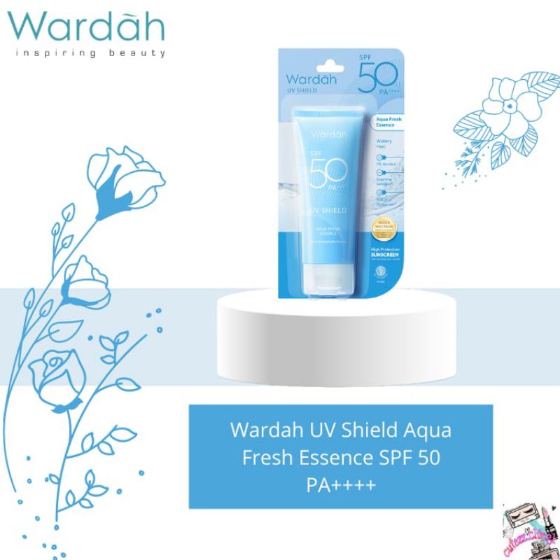 ☃Cutezz_Ching1☃Wardah UV Shield Aqua Fresh Essence 30ml