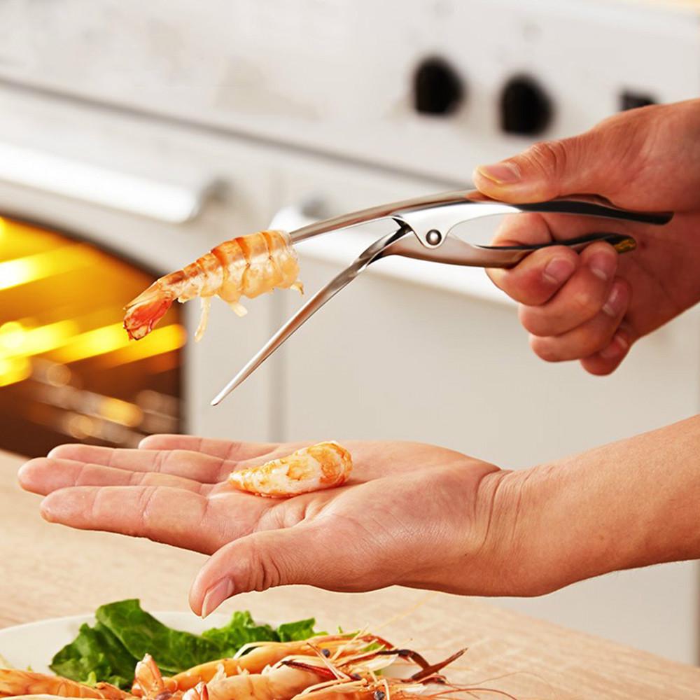 Prawn Peeler Stainless Steel Shrimp Peel Device Creative Kitchen Cooking Tools Home