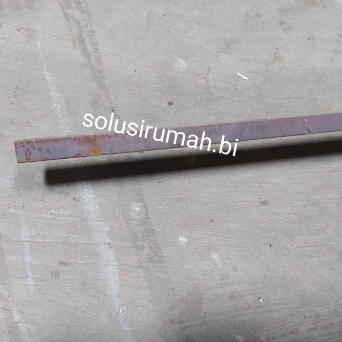 BESI KOTAK 12MM x 1M ecer 1 meter VIRKAN AS POLOS 12 mm padat 1 m 1met