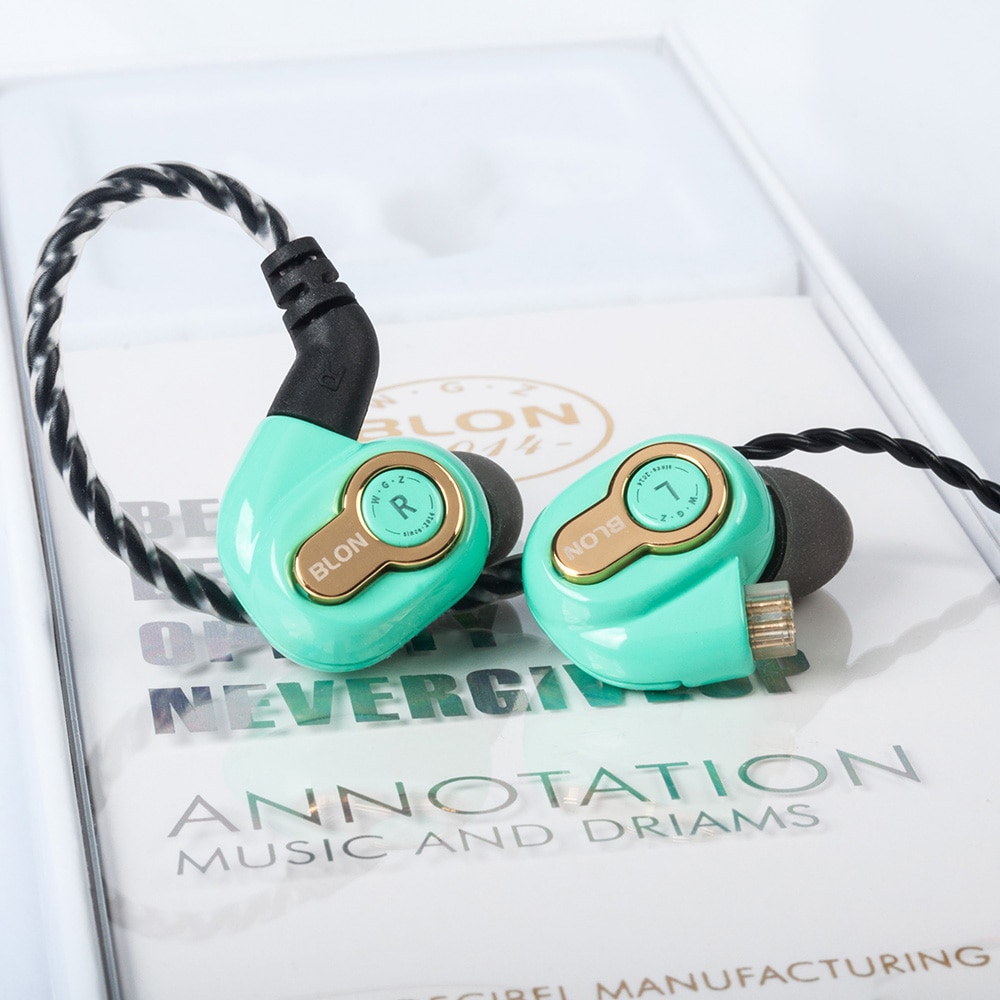 Blon Bl-05S Bl05S Earphone In Ear Hifi Generasi 3 Bahan Karbon Diafragma 10mm Untuk Olahraga