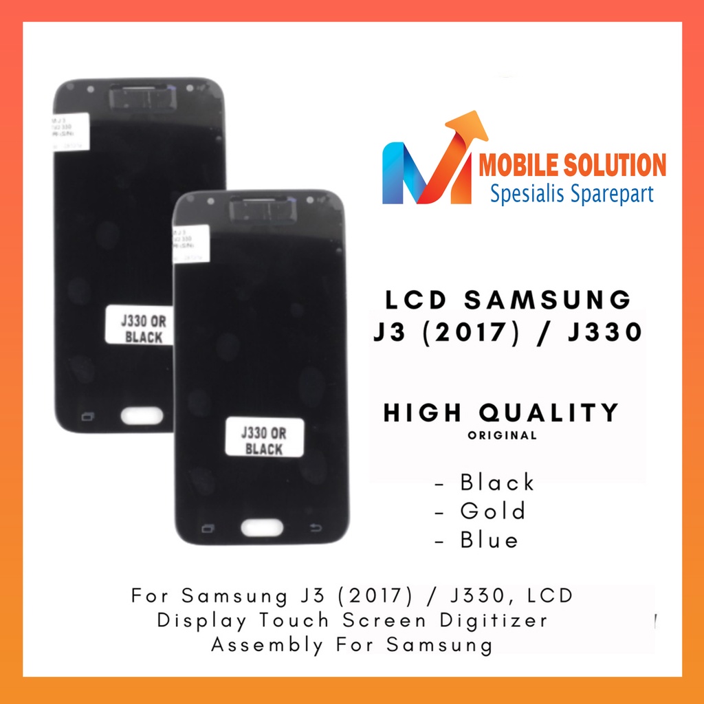 Grosir LCD Samsung J3 2017  LCD Samsung J330 100% Fullset Touchscreen Garansi 1 Bulan + Packing / Bubble