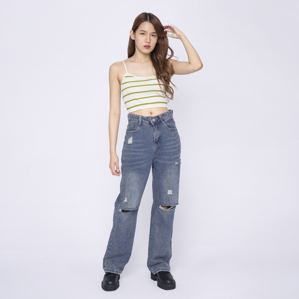 VIERLIN - Jeans 8027 - HIGHWAIST BAGGY LOOSE JEANS