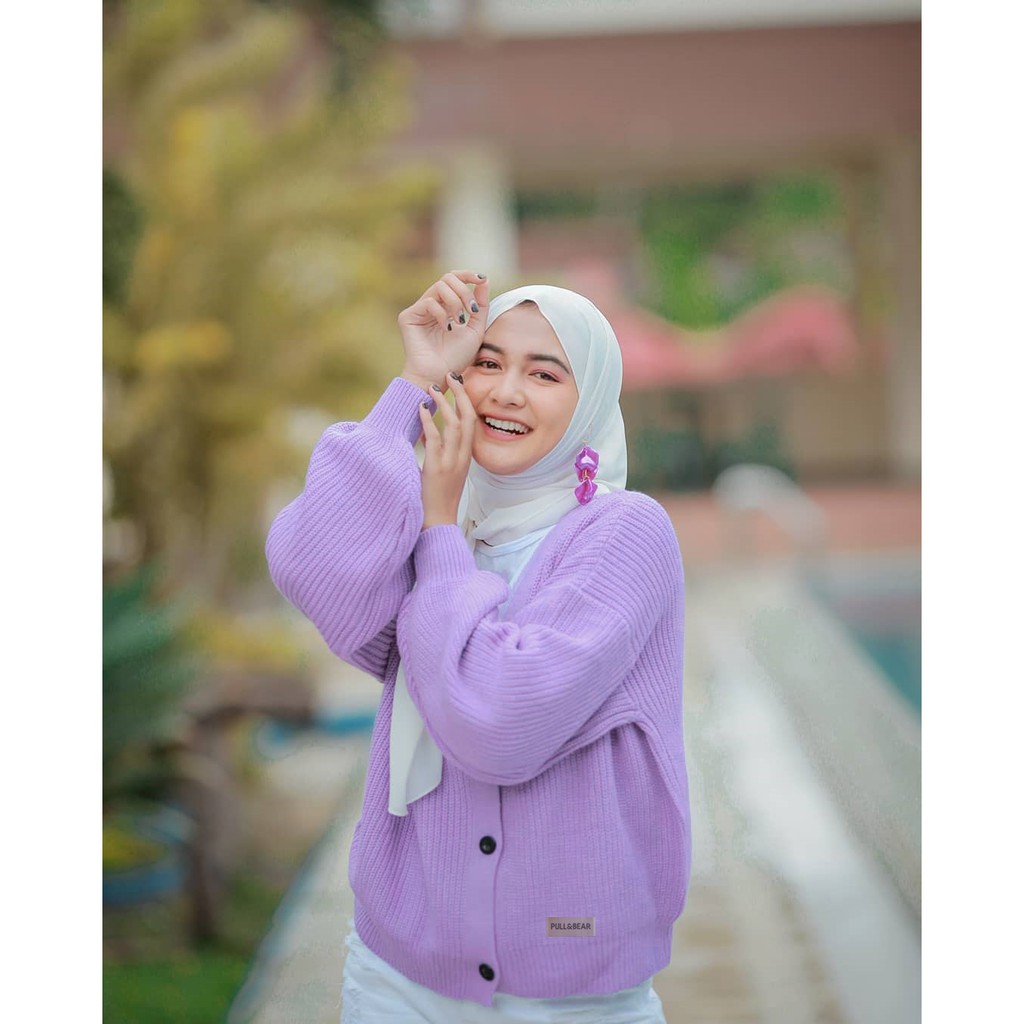 Cardigan rajut - Kardigan wanita - Cardigan pull*bear - Carra cardi-5