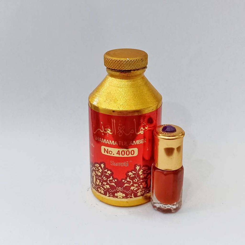 PARFUM MINYAK AMBAR 4000 SURRATI ORIGINAL 3ML 6ML 12ML