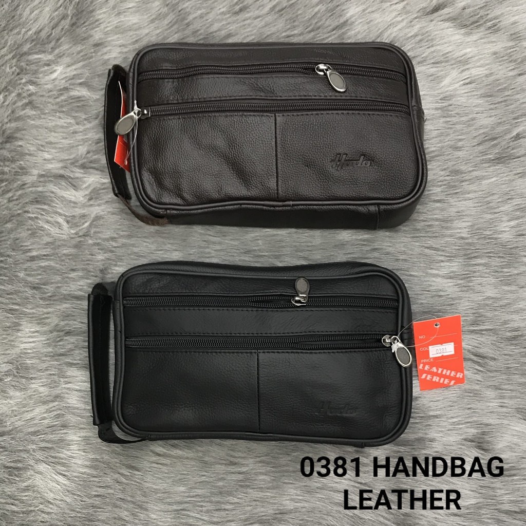 Tas Tangan Kulit ORIGINAL Import Pria MVP - HandBag Laki-laki Terbaru - Clutch Pria Import TERBARU