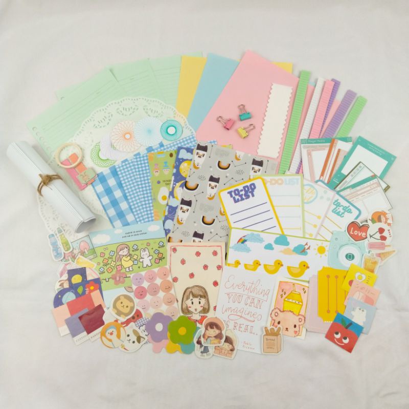 

Cute Pastel Journal Kit/ journalkit/ journal kit lucu/ journal kit pastel
