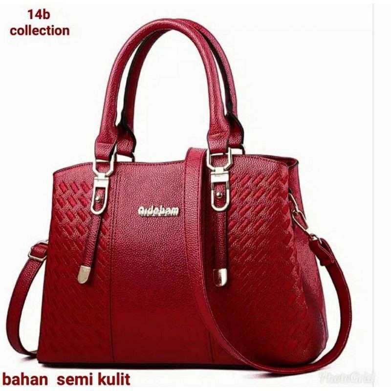 TAS SELEMPANG WANITA IMPORT KULIT HITAM PESTA SELENE TA009B5 PREMIUM KOREA SLING BAG HAND MURAH CEWE