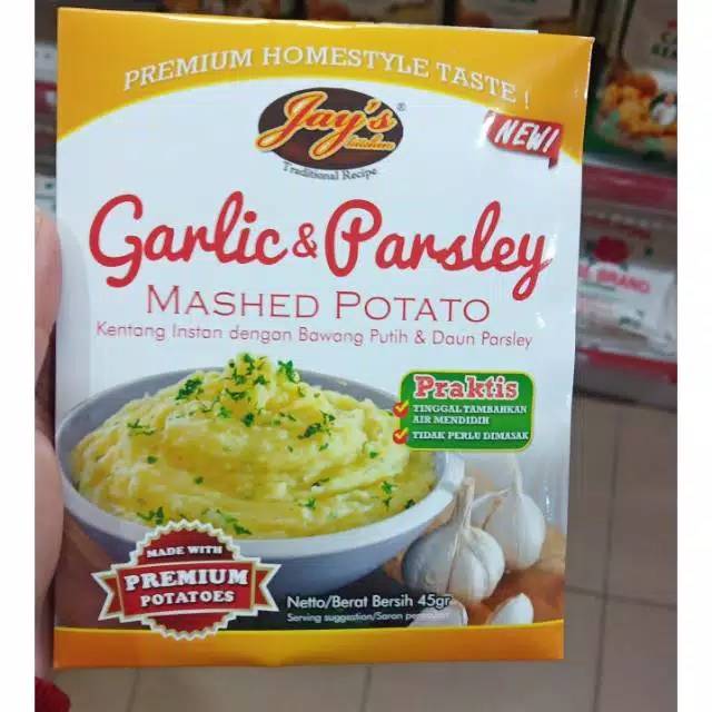 

JAY'S garlic & parsley mashed potato premium 45 gr