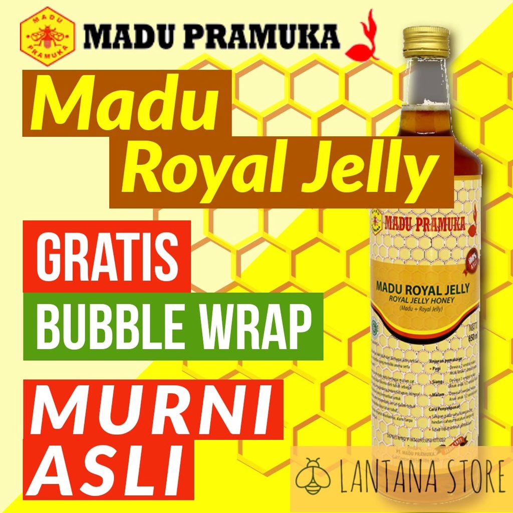 

MADU PRAMUKA ROYAL JELLY ASLI MURNI RAW HONEY 650ml 650