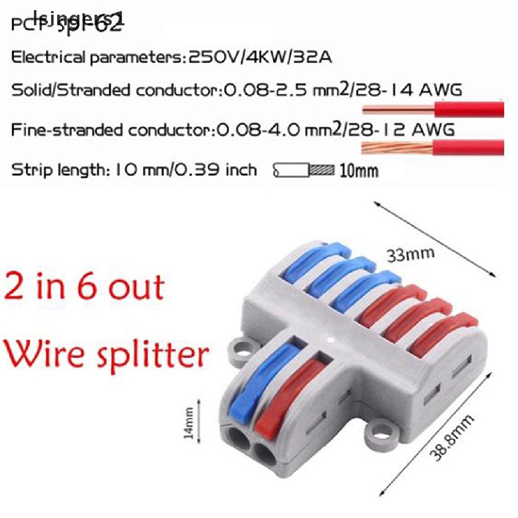 (lsingers1) Blok Terminal Konektor Kabel PCT-222 SPL-62 / 42