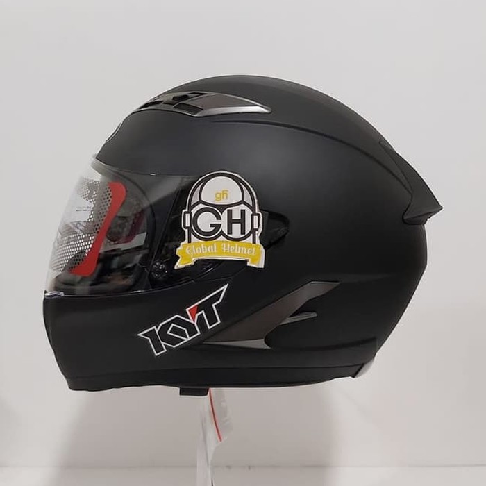 OFC HELM FULLFACE KYT FALCON 2 SOLID BLACK DOFF - M