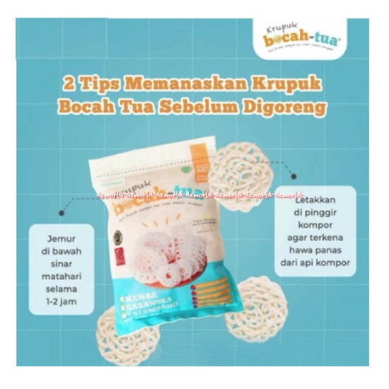 Bocah-tua Krupuk 500gr Mentah Siap Goreng Kerupuk Putih Kerupuk Palembang Kerupuk Bocah Tua Bocahtua Kasandra