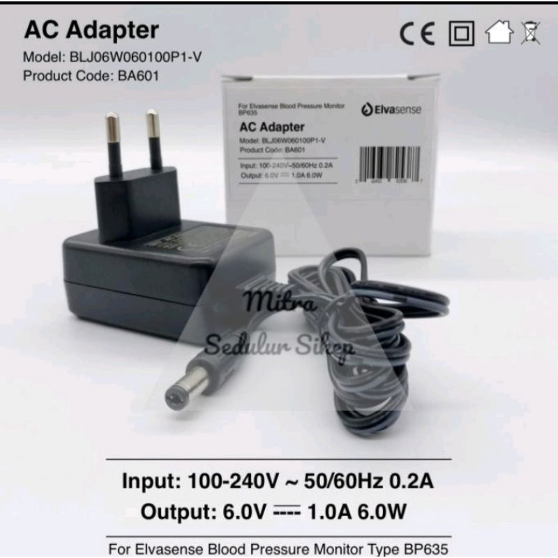 Adaptor Tensi Elvasense l AC Adapter Tensimeter Elvasense