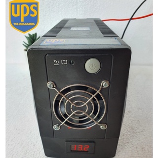 UPS 650VA atau 325 Watt Modifikasi Timer dan Fan Sensor Suhu, AKI 12V 7A- 200A 24jam