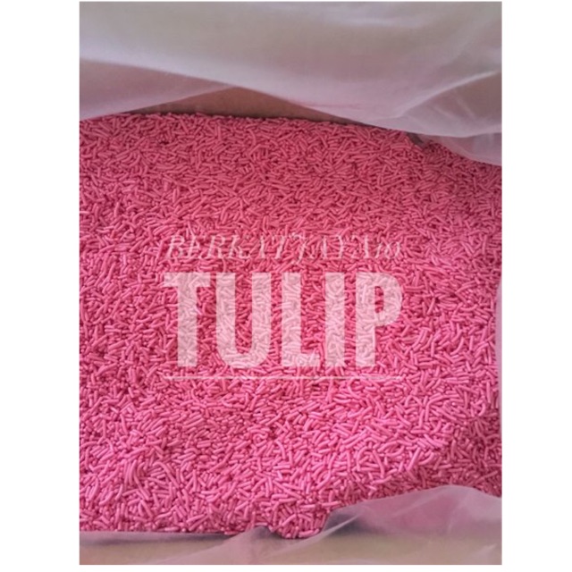 TULIP meses Merah Muda Chocorice Pink repack 250gr
