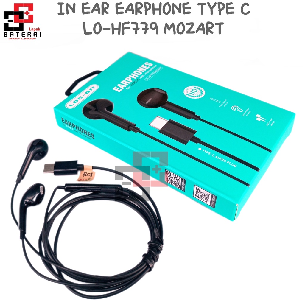 Log on - HF779 Mozart Type C Handsfree Half in Ear Headset HF Hedset Earphone