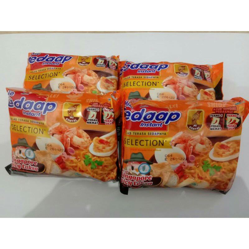 Jual Mie Sedaap Selection Singapore Spicy Laksa Shopee Indonesia