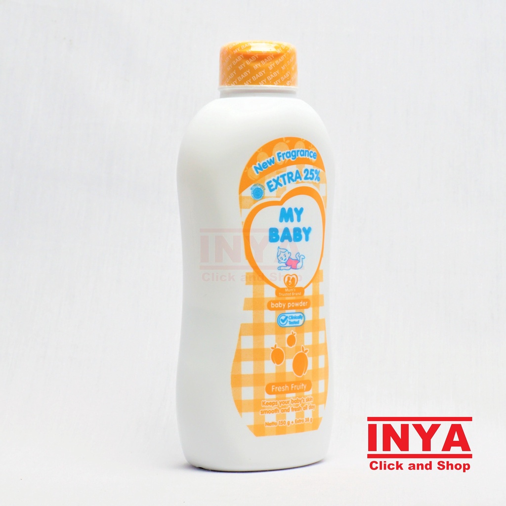 MY BABY FRESH FRUITY BABY POWDER 150gr - Bedak Bayi