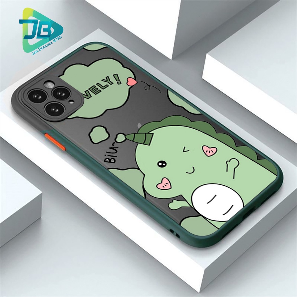 SOFTCASE DOVE DINO CUTE OPPO VIVO SAMSUNG XIAOMI REALME IPHONE ALL TYPE JB5021