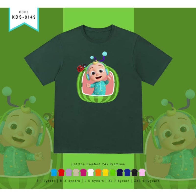 KAOS COCOMELON JEJE/KAOS ANAK-ANAK COCOMELON