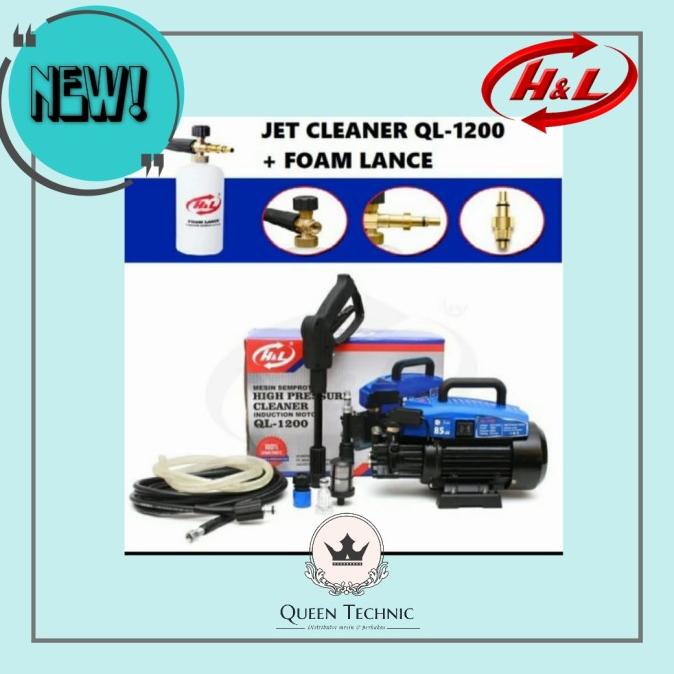 Paket Jet Cleaner Hl H&L Ql-1200 + Foam Lance Hnl