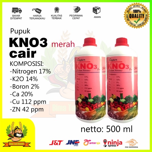 KNO3 Merah Cair 500 ml Kalium Nitrat