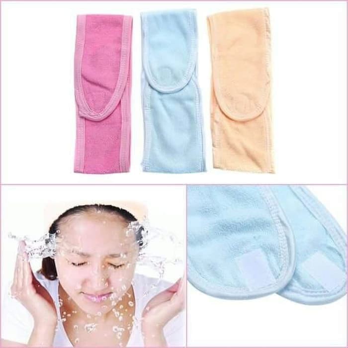 Bandana facial / Bando / Headband untuk Mandi, Creambath , Make up