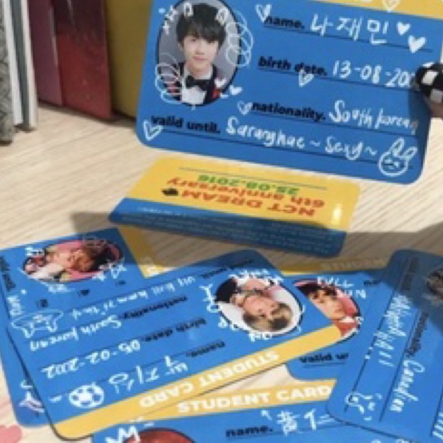 NCT DREAM 6th ANNIV MFAL ID CARD / DECO PHOTOCARD / PHOTOCARD DECO / PHOTOCARD FRAME