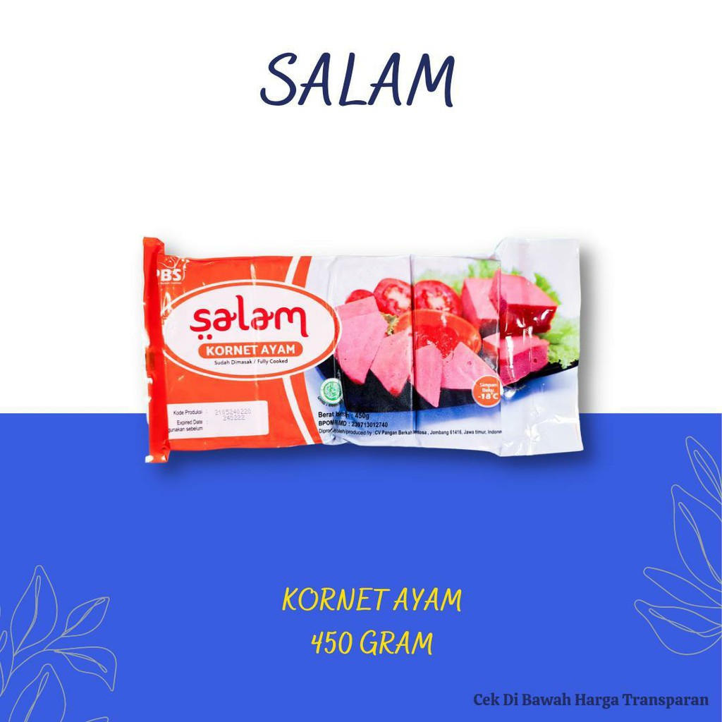 

ADDRIELLA - SALAM KORNET AYAM 450gr | SALAM/FROZENFOOD/FROZENFOOD MURAH