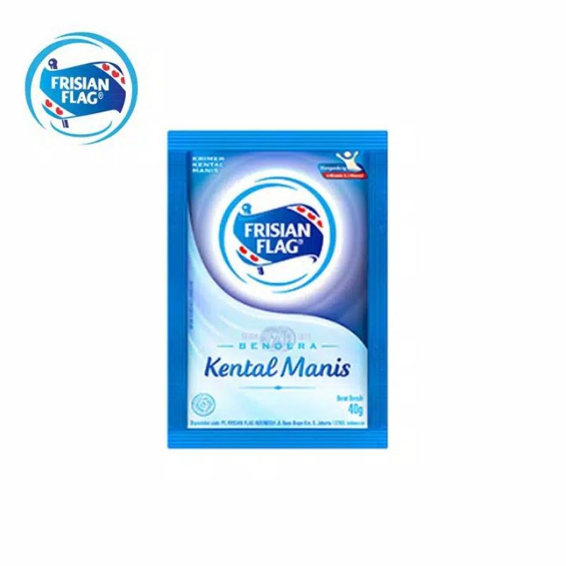 

(6 Sachet) Frisian Flag Susu Bendera Kental Manis 40 gram